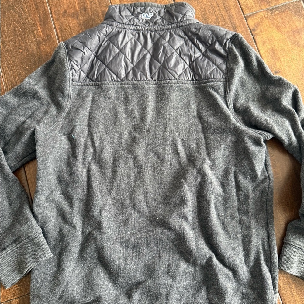 Vineyard Vines Boys Quilted Performance ShepShirt 1/4 zip Sweatshirt size S 8-10 - Picture 3 of 6